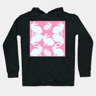 Pink Bunny Rabbit Confetti Hoodie